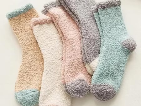 5 Pair of Bed Socks Fashion