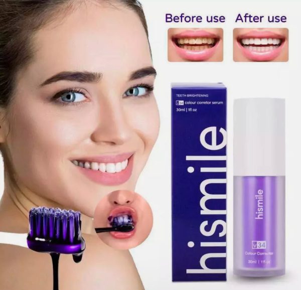 Tooth Stain Removal Purple Teeth Whitening Online Hot Sale