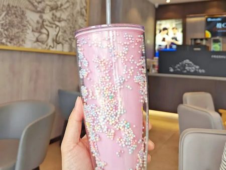 780ml Large Straw Tumbler Cheap