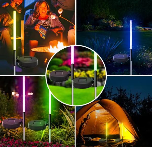 2pcs Garden Solar Lights Outdoor Reed Lamps Discount