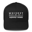 Whiskey Made Me Do It Trucker Cap (Available in 6 Colors) Supply