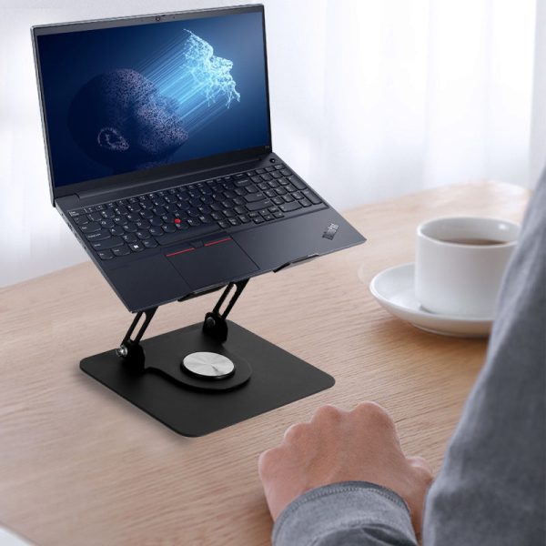 360-degree Rotation Metal Portable Laptop Tablet Stand Riser Bracket Adjustable Holder for Desk For Cheap