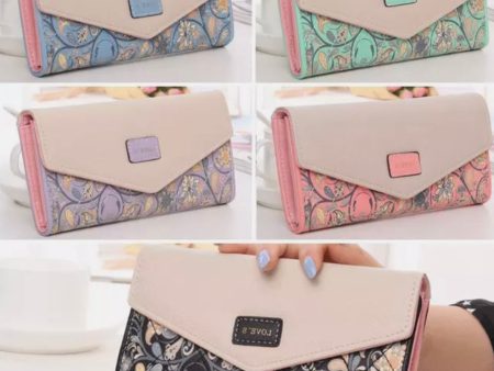 Womens Ladies Wallet Long Purse Envelope Wallet Card Button Clutch Handbag Supply