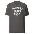 Support Blues Rock Unisex T-Shirt - Available in 4 Colors (S-5XL) Online