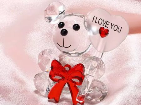 Valentine Crystal Bear Cheap