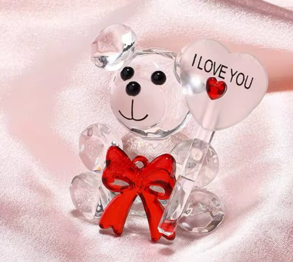 Valentine Crystal Bear Cheap