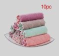 10PC Kitchen Accessories Super Absorbent Microfiber Dish Cloth Online Sale