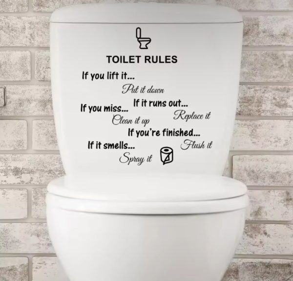 Toilet Stickers Online now