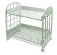 2-Tier Plastic Shelf Makeup Organizer Hot on Sale