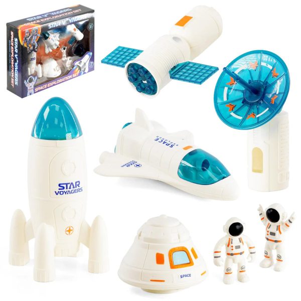 Space Exploration Set for Kids 7 Pcs Online now