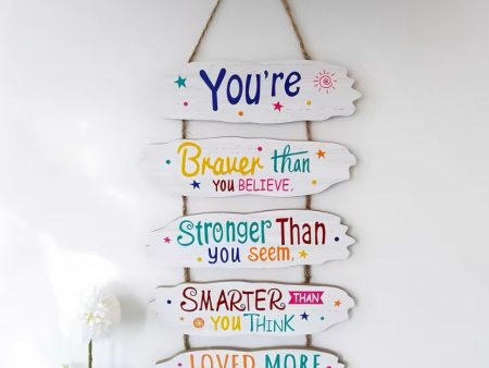 Wooden Inspirational Hanging Supply