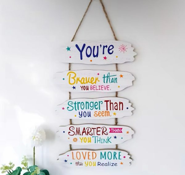 Wooden Inspirational Hanging Supply