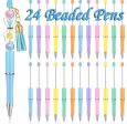 24Pcs New Beaded Ballpoint Pens For Sale