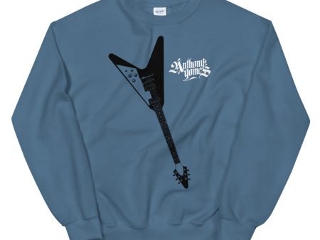 Anthony Gomes Upside Down Flying V Unisex Sweatshirt (Available in 2 Colors) on Sale