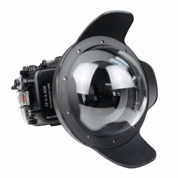 Fujifilm X-H2 X-H2S 40M 130FT Waterproof camera housing with 8  Dome Port. XF 18-55mm Online