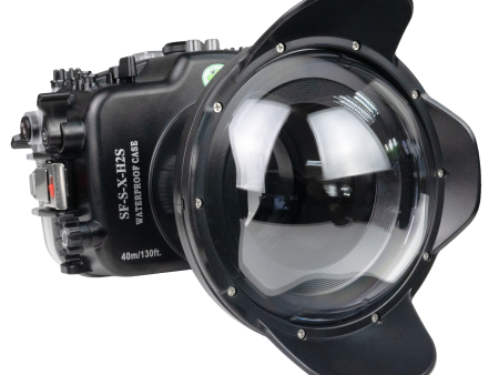 Fujifilm X-H2 X-H2S 40M 130FT Underwater camera housing with 6  Dome Port for XF 16mm Online Hot Sale