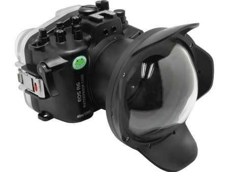 SeaFrogs 40m 130ft Underwater camera housing for Canon EOS R6 with 6  Dry Dome Port (RF 14-35mm f 4L) Cheap