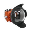 Sea Frogs UW housing for Sony A6xxx series Salted Line with 8  Dry dome port (Orange)   GEN 3 Cheap