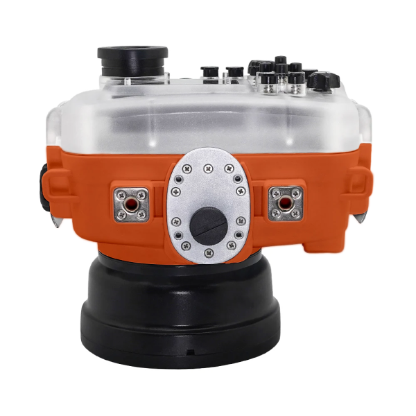 Sea Frogs UW housing for Sony A6xxx series Salted Line with 8  Dry dome port (Orange)   GEN 3 Cheap