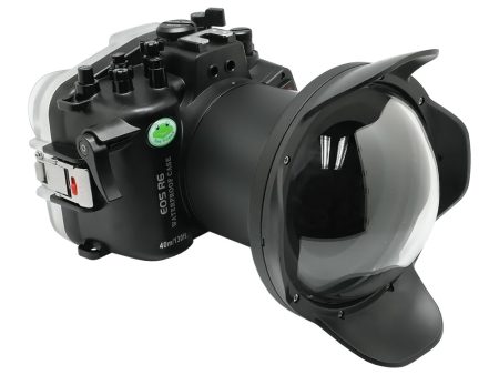 SeaFrogs 40m 130ft Underwater camera housing for Canon EOS R6 with 6  Dry Dome Port V.13 Discount