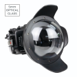 Fujifilm X-H2 X-H2S 40M 130FT Underwater camera housing with 8  Optical Glass Dome Port. XF 18-55mm on Sale