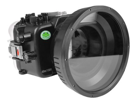 Sony FX30 40M 130FT Underwater camera housing with 6  Glass Flat short port. Online now