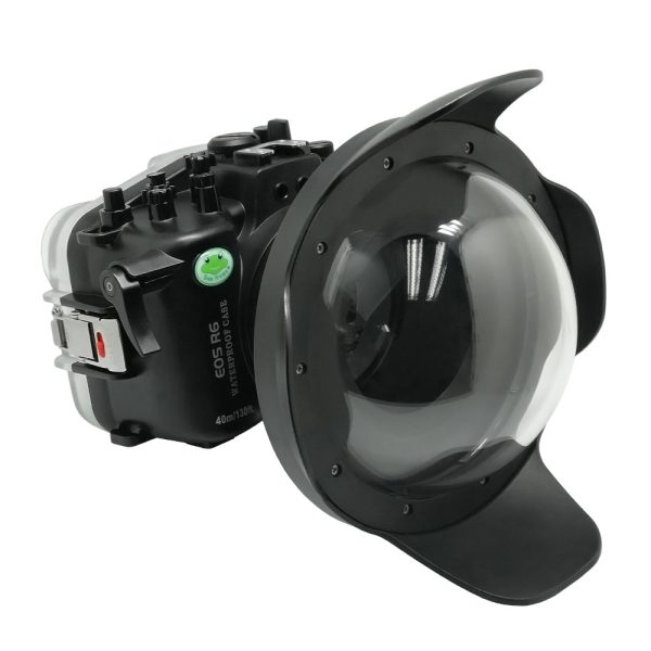 SeaFrogs 40m 130ft Underwater camera housing for Canon EOS R6 with 8  Dry Dome Port Fashion