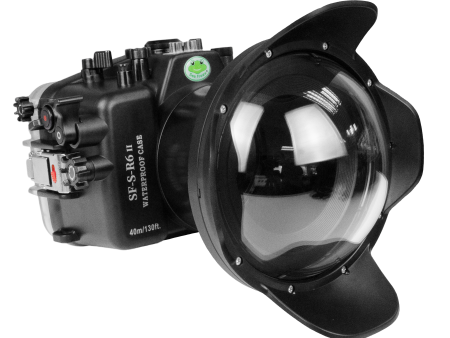 Sea Frogs 40m 130ft Underwater camera housing for Canon EOS R6 Mark II with 6  Dome Port (RF 14-35mm f 4L) Fashion