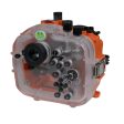 Sony A7 IV Salted Line series 40m 130ft waterproof camera housing with 8  Dome port V.8. Orange For Discount