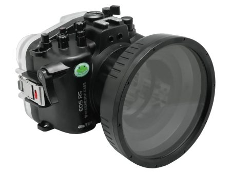 SeaFrogs 40m 130ft Underwater camera housing for Canon EOS R5 with 6  Short Flat Port (RF 14-35mm f 4L) Online Sale