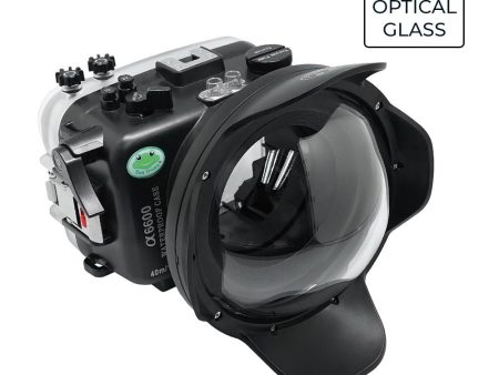 Sony A6600 SeaFrogs 40M 130FT UW housing with 6  Glass Dome port V.7 for Sigma 18-50mm F2.8 DC DN (zoom gear included) Sale