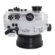 Sea Frogs UW housing for Sony A6xxx series Salted Line with 8  Dry dome port (White)   GEN 3 Fashion