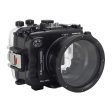 Sea Frogs 60M 195FT Waterproof housing for Sony A6xxx series Salted Line with 8  Dry dome port (Black)   GEN 3 Discount