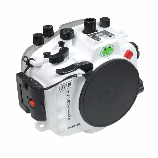 Sony A7R IV 40M 130FT Underwater camera housing without port. White Sale