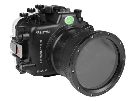 Sony A7 IV NG 40M 130FT Underwater camera housing Including Long Port (FE90mm Sigma35mm Art). For Cheap