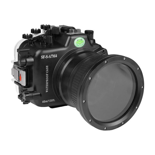 Sony A7 IV NG 40M 130FT Underwater camera housing Including Long Port (FE90mm Sigma35mm Art). For Cheap